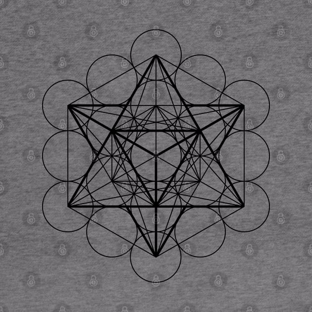 Metatron's Cube Merkaba Sacred Geometry by LadyMoldavite